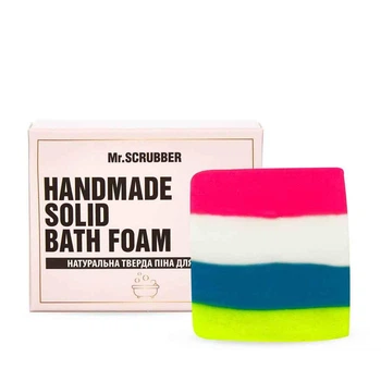 Тверда піна для ванни Mr.SCRUBBER Handmade Solid Bath Foam Bubble Gum з ароматом жуйки 100 г