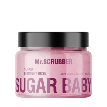 Сахарный скраб для тела Mr.SCRUBBER Sugar Baby Scrub Midnight Rose для разглаживания кожи с ароматом ночной розы 450 г