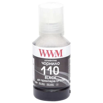 Чорнило WWM Epson 110, Black, 140 мл, пігментне (E110BP)