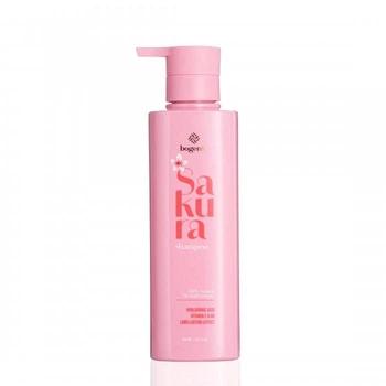 Шампунь для увлажнения и восстановления волос Bogenia Sakura Shampoo 450 мл