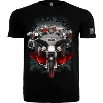 Футболка мужская Silberrücken Gorilla Biker Infinity Legion GB69 Sonderdruck черная 3XL (MD7686-1)