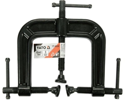 Струбцина YATO YT-64242 3-х гвинтовий затискач