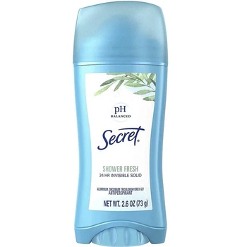 Дезодорант-антиперспірант твердий Secret Shower Fresh Invisible Solid 73 г