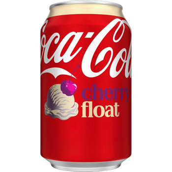 Напиток Coca Cola Cherry Float со вкусом вишни и ванильного мороженого 355 мл