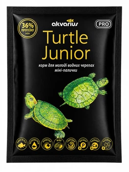 Корм для водоплавающих черепах Аквариус Юниор Черепахи меню (Junior Turtle menu) - 40 г