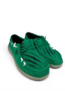 Мокасины Hey Dude Wally Monster Feet Green (43520-315), Зеленый, Размер 45 (US M12) 29.5 см