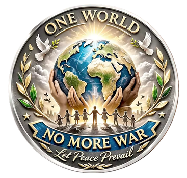 Сувенірна пам'ятна монета World Peace 2026. Мир у світі