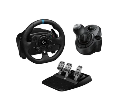 Кермо для ігор Logitech G923 + Shifter Xbox Series X|S / Xbox One / PC (941-000158 + 941-000130)