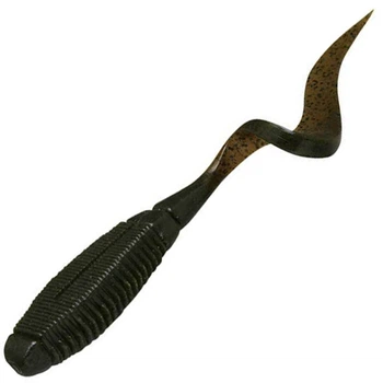 Силикон Jackall Rhythm Curly 5" Green Pumpkin Pepper (5 шт/уп)