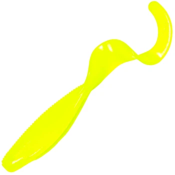Плаваючий силікон ZMAN Streakz Curly Tailz 4" 5 шт/уп #Hot Chartreuse