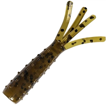 Плавающий силикон ZMAN Tiny Ticklerz 1.75" 8 шт/уп #Green Pumpkin