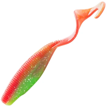 Плаваючий силікон ZMAN Streakz Curly Tailz 5" 4 шт/уп #Nuked Chicken Glow