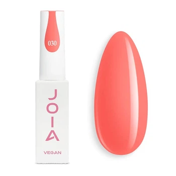 Гель-лак для ногтей коралловый 030 эмаль JOIA vegan 6 мл 4820259340308