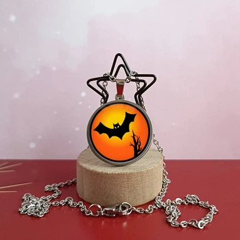 Кулон Хэллоуин Halloween Летучая мышь Нержавеющая сталь 25 мм