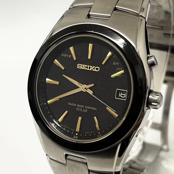 Чоловічий годинник Seiko Solar SBTM083 Titanium, Sapphire Radio Controlled