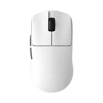 Геймерська акумуляторна бездротова (2,4G) миша ATK F1 Ultimate 2.0 PAW3950 Ultra+Nordic 54L15, 8K, ATK Custom Optical Switches, TTC Gold Wheel White/Біла (F1UW)