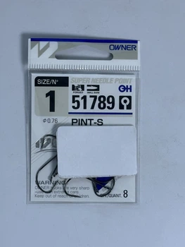 Крючки Owner Pint-S №1 с ушком и тонким дротом — арт. 51789,51789-01