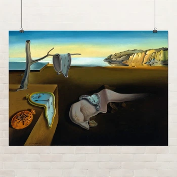 Постер Постоянство памяти, Сальвадор Дали, Salvador Dalí, Persistence of Memory, A1 60×83 см (id6356)