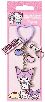 Брелок The Carat Shop Hello Kitty Kuromi з підвісками (HKKR0017)