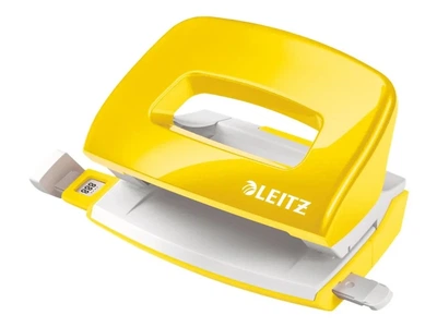 Дырокол канцелярский Leitz NeXXt WOW Mini на 10 листов Желтый (50601016)