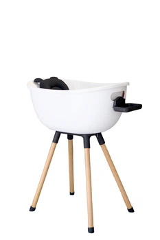 Набор для купания младенца Babu Bath Standard Bundle белый в комплекте ванночка подставка шланг лоток и подушка