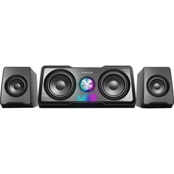 Портативна колонка GamePro GS629 RGB USB Black, 16 Вт, LED