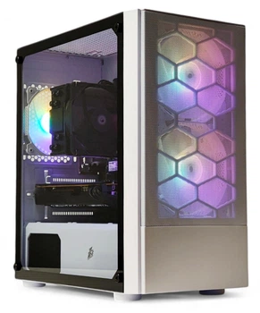 Комп'ютер 1stPlayer Ryzen 5 3600X • RTX 3050 6ГБ • 16ГБ DDR4 • HDD 1TB • SSD 512 ГБ M.2 PCIe WH • ПК для ігор та роботи