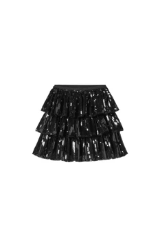 Юбка с пайетками для девочки Zara 152 размер черная 2712700800