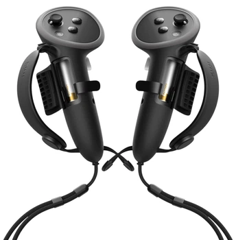 KIWI Design G4 Max Защитные удлиненные накладки чехлы на контроллеры Meta Quest 3/3S VR черные