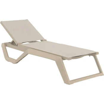 Шезлонг полипропиленовый Siesta Rio Taupe Taupe