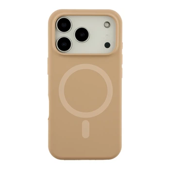 Чохол Premium Glow Silicone Case with Magsafe для iPhone 17 Pro Desert Gold