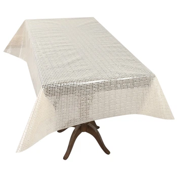 Клеенка на стол Lace MA-5741 ПВХ рулон 1.37х20 м Бежевый