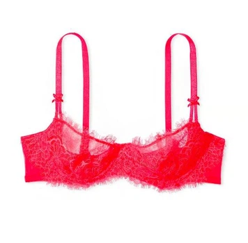 Бюстгалтер Victoria's Secret DREAM ANGELS Wicked Unlined Lace Balconette Bra 34C