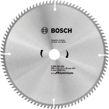 Пила дискова 305*30мм96 зуб. Aluminium Eco Bosch 2608644396