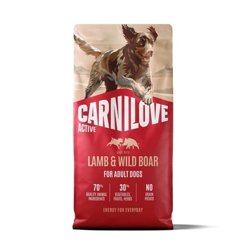 Сухой корм для собак с ягненком и кабаном Carnilove Active Lamb & Wild Boar, 12 кг