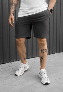 Чоловічі Шорти Стаф Темно-сірі Трикотажні Спортивні Staff Tor Dark Gray XL (392301)