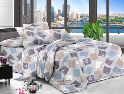 Двуспальный набор постельного белья 180*220 из поликотона №204645 Черешенка