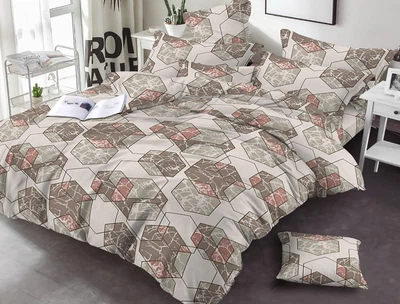 Полуторный набор постельного белья 150*220 из поликотона №201060 Черешенка