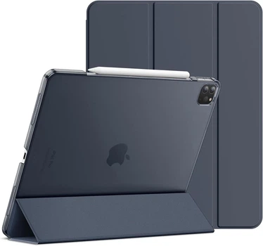 Чохол JETech для iPad Pro 12.9 2020/2018 з підтримкою Pencil та Auto Sleep Navy