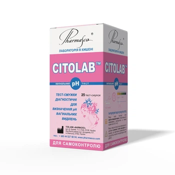 CITOLAB pH тест на кислотность (рН) вагинальных выделений (4820235550059)