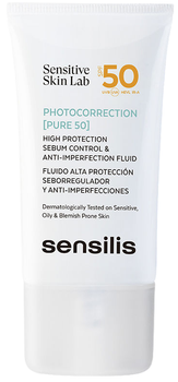 Сонцезахисний крем Sensilis Photocorrection Pure 50 SPF50 40 мл (8428749013662)