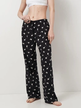 Пижамные штаны женские GAP 952308608 XL Черные (1159861193)