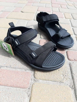 Босоножки для мальчика Restime 26224 black черые р.39-24 см