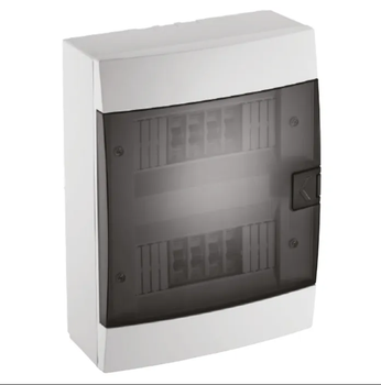 Щит распределительный HOROZ ELECTRIC 600-000-240 Teb 24/2x12 IP40 для накладного монтажа пластик Белый