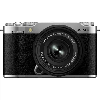 Беззеркальный фотоаппарат Fujifilm X-M5 Kit XC 15-45mm f3.5/5.6 OIS PZ Black-Silver (16900771) [136292]