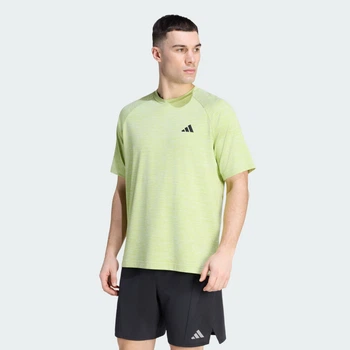 Мужская футболка TECH ESSENTIALS WORKOUT adidas KQ7497 (L) желтый (4068822261654)
