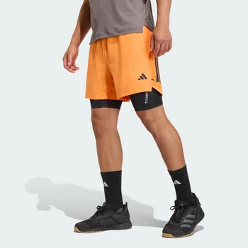 Мужские шорты D4T POWER 3 STRIPES adidas KA1197 (XS 18 см) оранжевый (4068815310680)