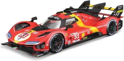 Model metalowy Bburago Ferrari Racing 499P LMH #51 1:18 Czerwony 18-16301 (4893993163014)