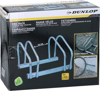 Сталевий велосипедний паркінг Dunlop на 2 велосипеди (8711252076966)