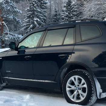 Дефлекторы окон VL-Tuning на BMW X3 (E83) 2003-2010 (накладные)